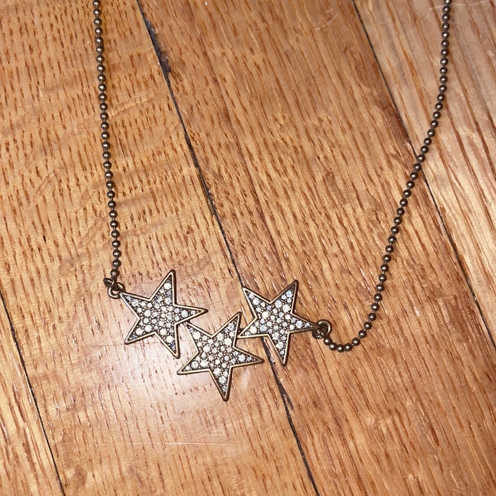 Jcrew gold star necklace